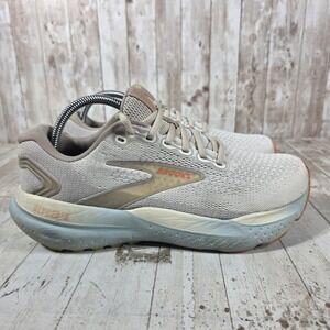 Brooks Glycerin 21 Womens Running Shoes Size 11 Neutral Oyster Alloy 1204081B195